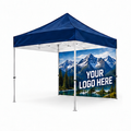 Illustrative custom canopy full walls mockup